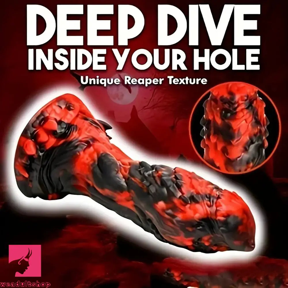 9.2in Liquid Silicone Blend Abnormal Creature Odd Soft Monster Big Dildo