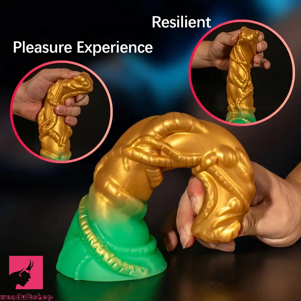 8.66in Alien Realistic Simulation SM Toy Liquid Silicone SM Rear Cock Dildo