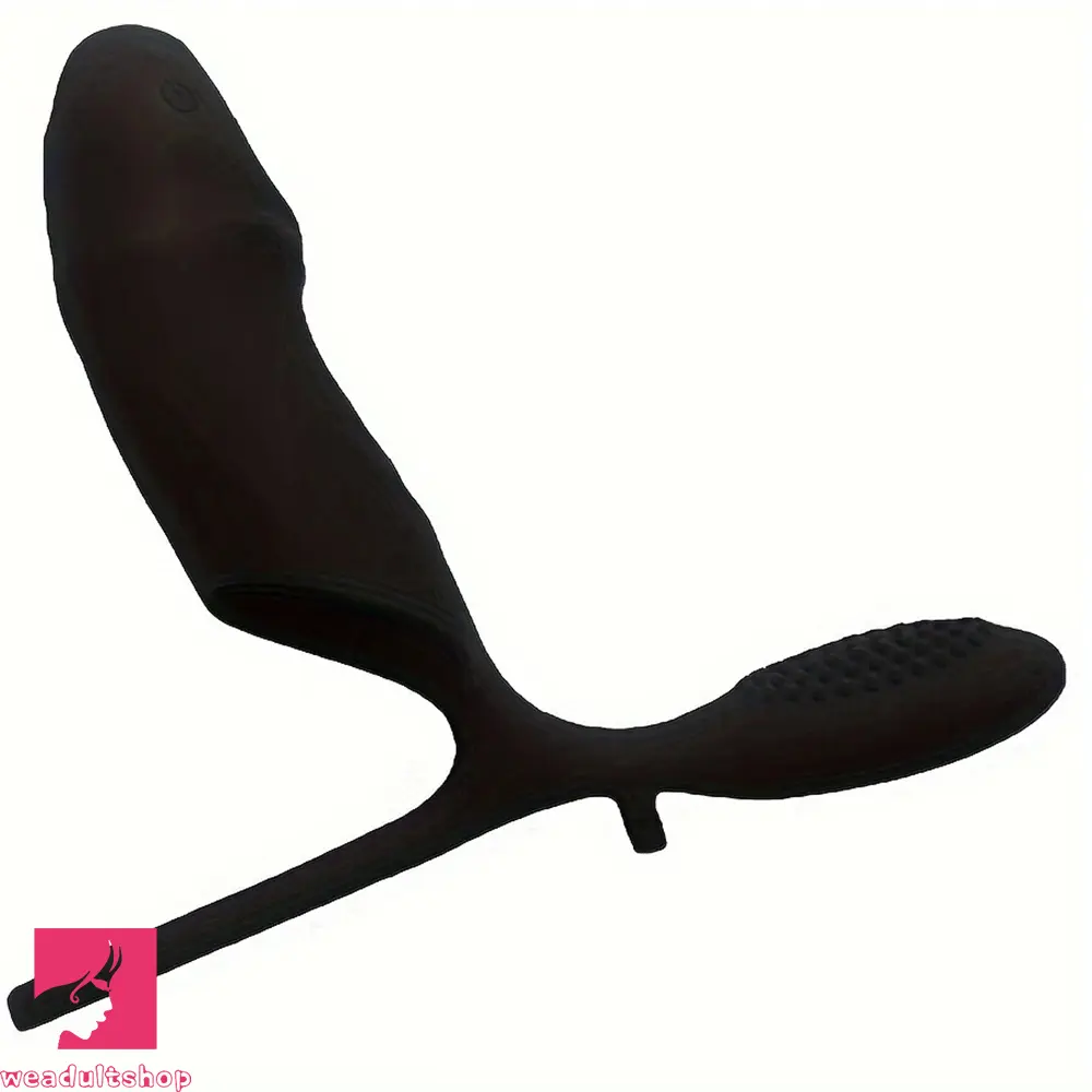 3.35in Finger Dildo Sleeve Vibrator Rechargeable G-Spot Massager Cock Toy