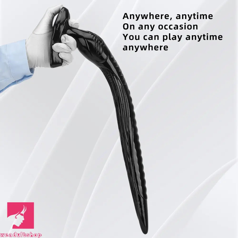 12.2in 16.14in 20.07in Black Super Long Large Out Anal Plug Cock Dildo
