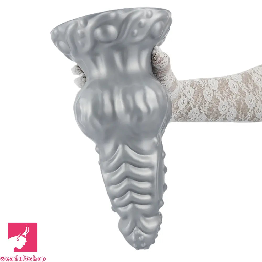 6.69in 8.66in 11.41in Spiked Tentacle Knot Silicone Big Comfortable Dildo