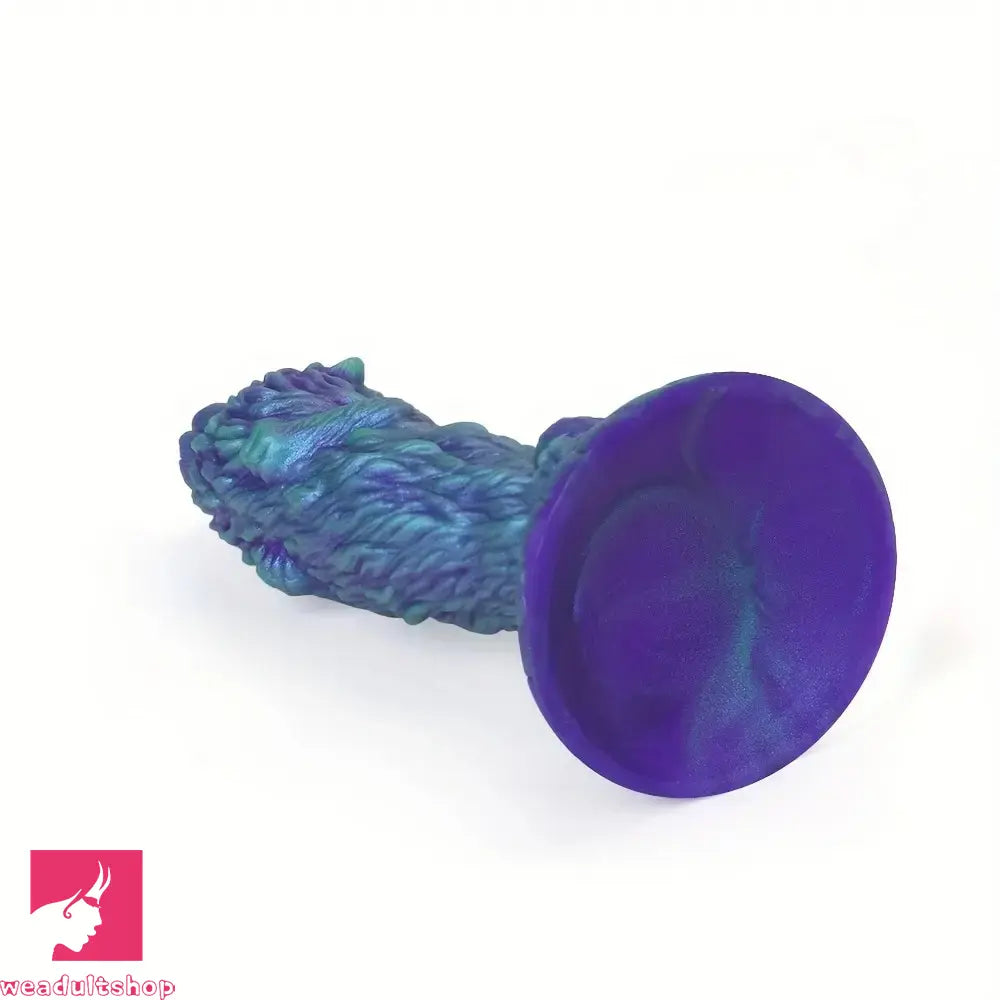 7.83in 9.01in 10.55in Unique Blue Lion Animal Dildo Thick Silicone Dildo