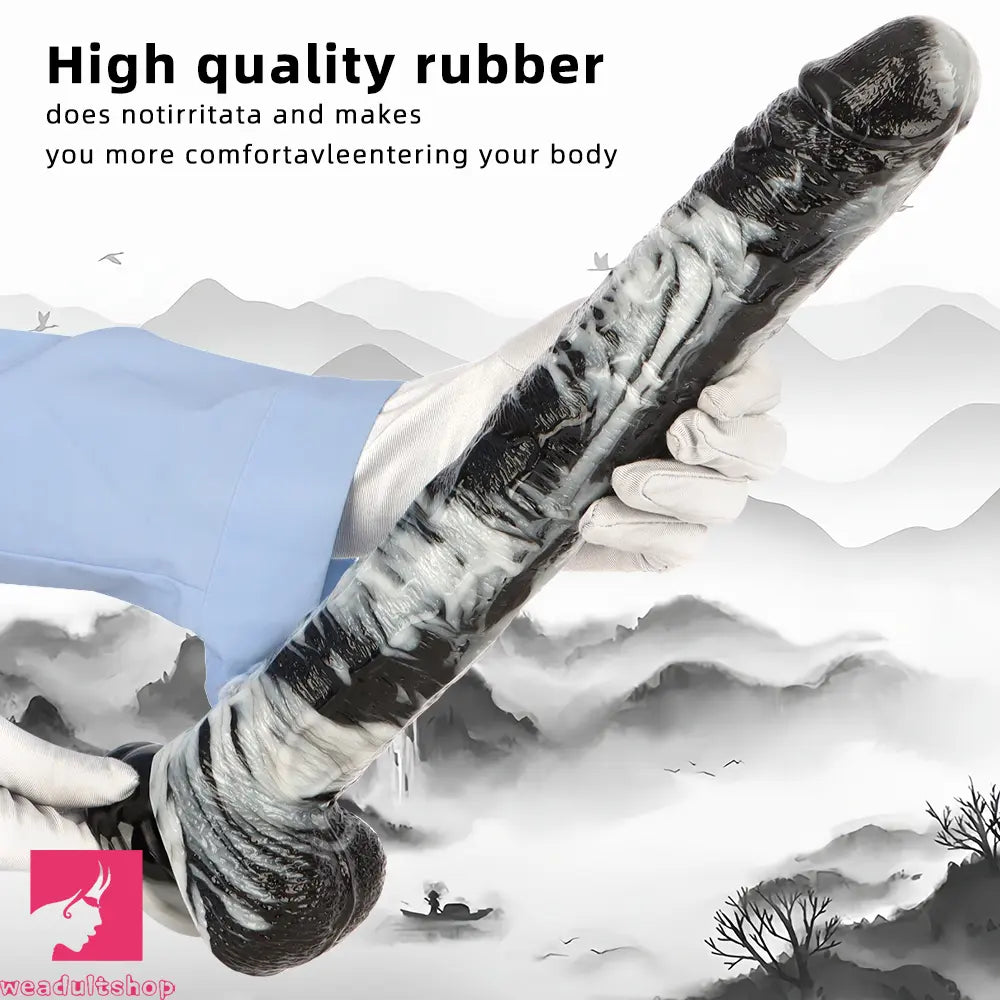 17in Super Large Long PVC Cock Dildo For Hands free Sex Female Orgasm