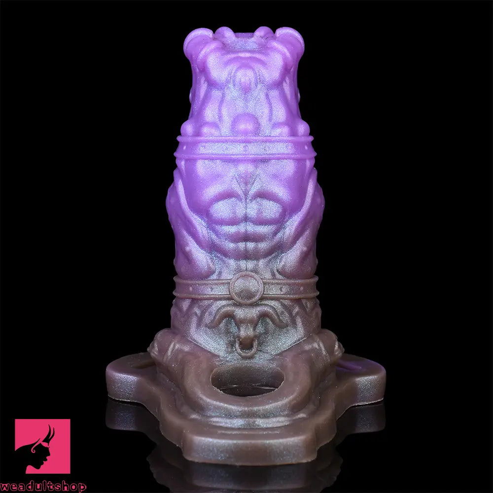 5.07in Dragon Beast Creature Fantasy Hollow Silicone Cock Dildo Sleeve