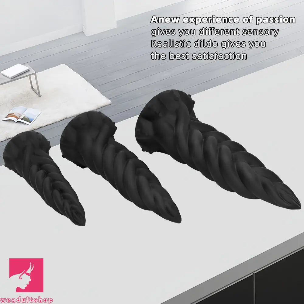 11.81in 13.77in 16.14in Extra Large Long Liquid Silicone Twist Soft Dildo