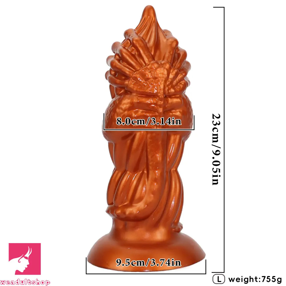 4.52in 6.88in 9.05in Fantasy Monster Butt Plug Dildo Vaginal Masturbator