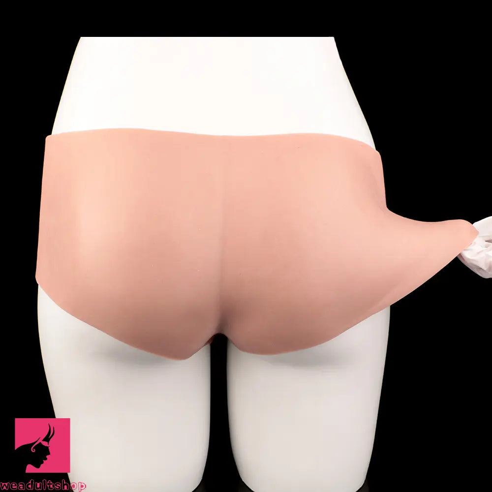 9.06in Hollow Penis Dildo Sleeve Silicone Soft Pants For Vaginal Sex Toy