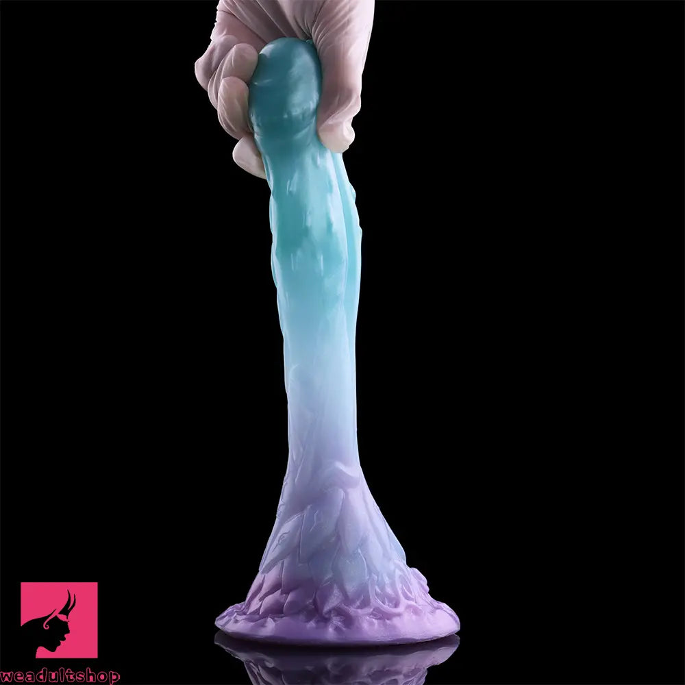 4.68in 5.9in 7.16in 8.26in Spiked Monster Silicone Odd Dildo With Key Chain