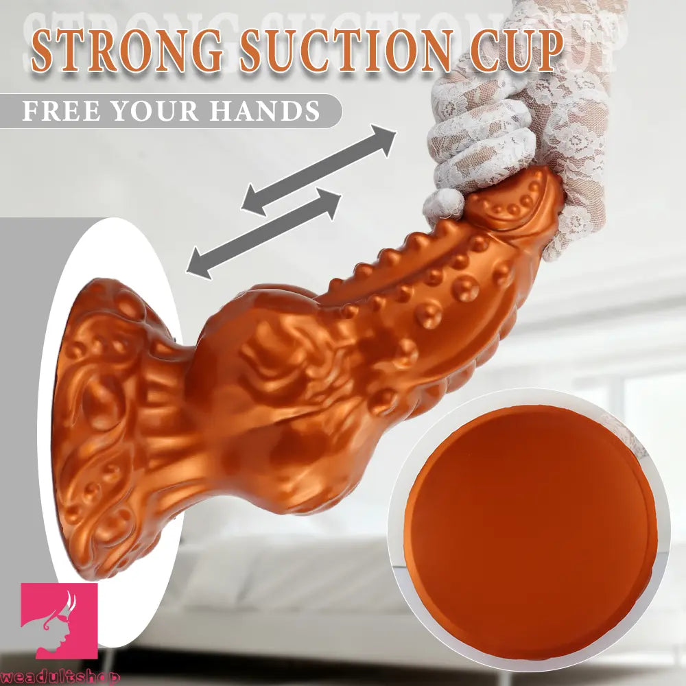 6.69in 8.66in 11.41in Spiked Tentacle Knot Silicone Big Comfortable Dildo