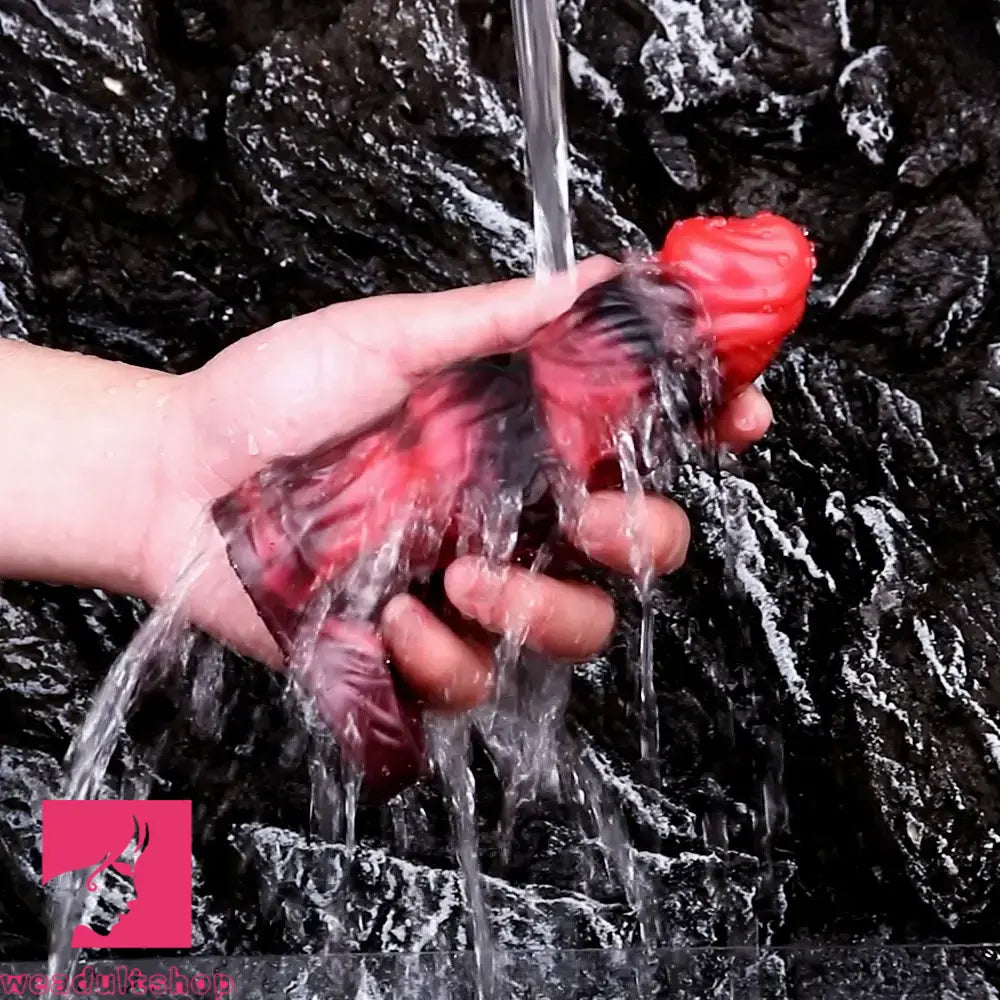 5.91in Silicone Dog Cock Sleeve Knot Dildo Vibrating Dildo With Cock Ring