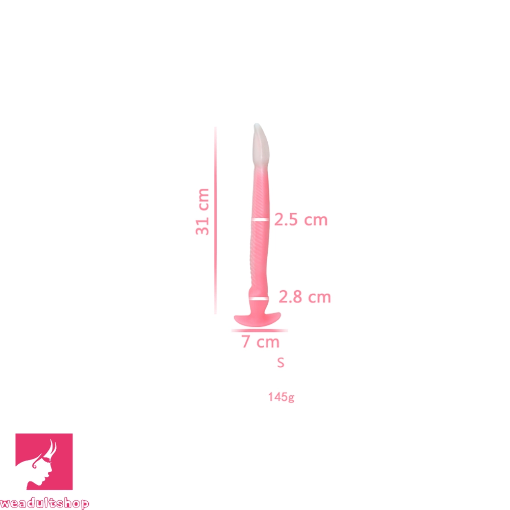 12.2in 15.94in 20.87in Snake Long Huge Animal Luminous Dildo For Prostate