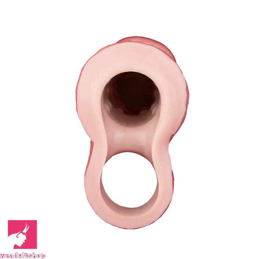 9.13in Realistic Penis Cock Dildo Big Sleeve Extender Vibrating Remote Tool