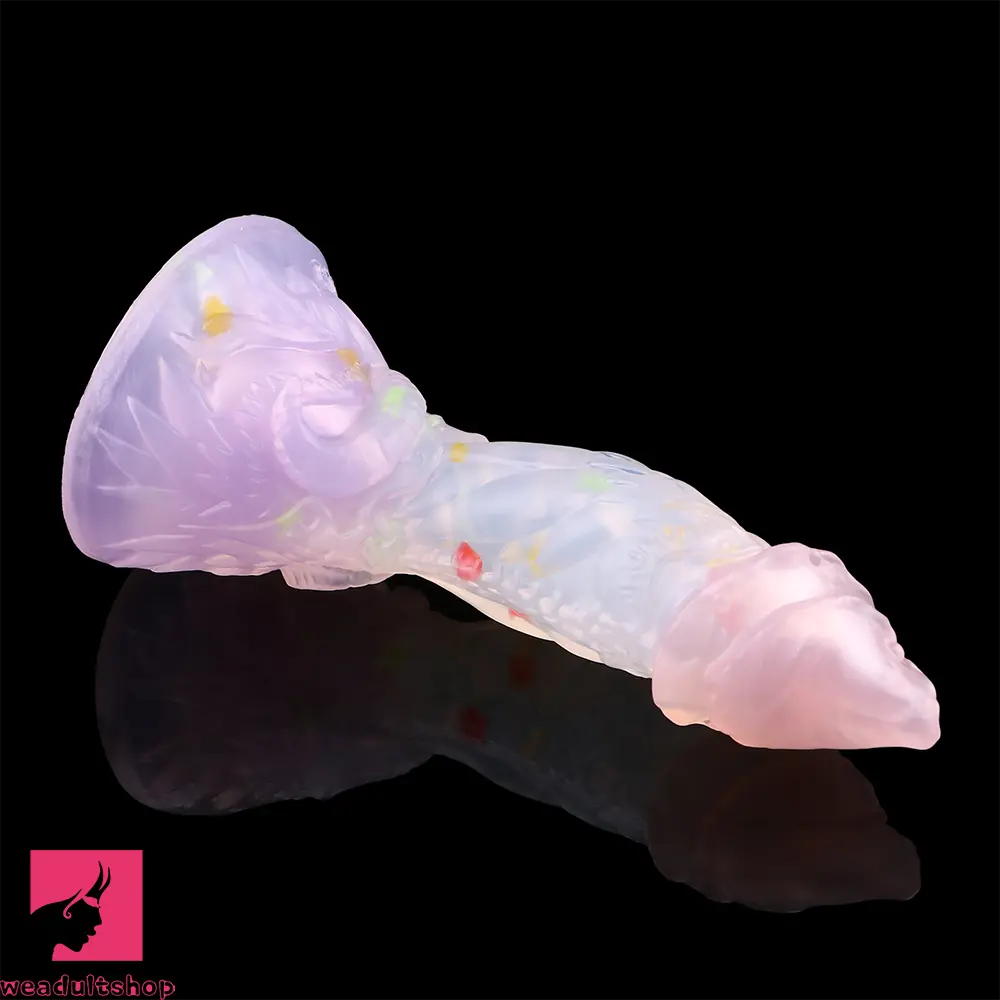 4.72in 5.9in 7.08in 8.66in Silicone Fantasy Soft Women Dildo With Key Chain