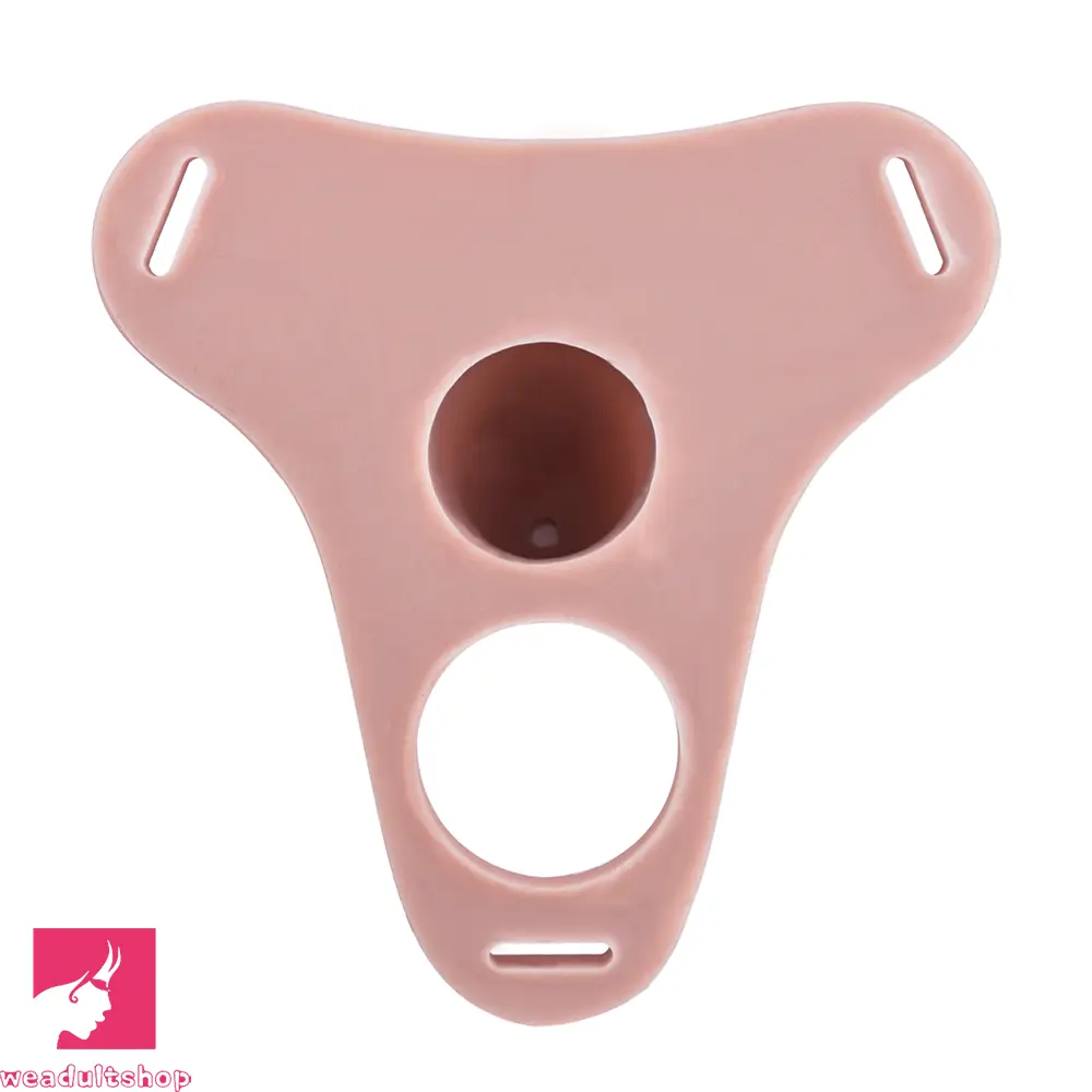 4.33in Strap on Chastity Dildo Wearable Realistic Cock Cage For Couples