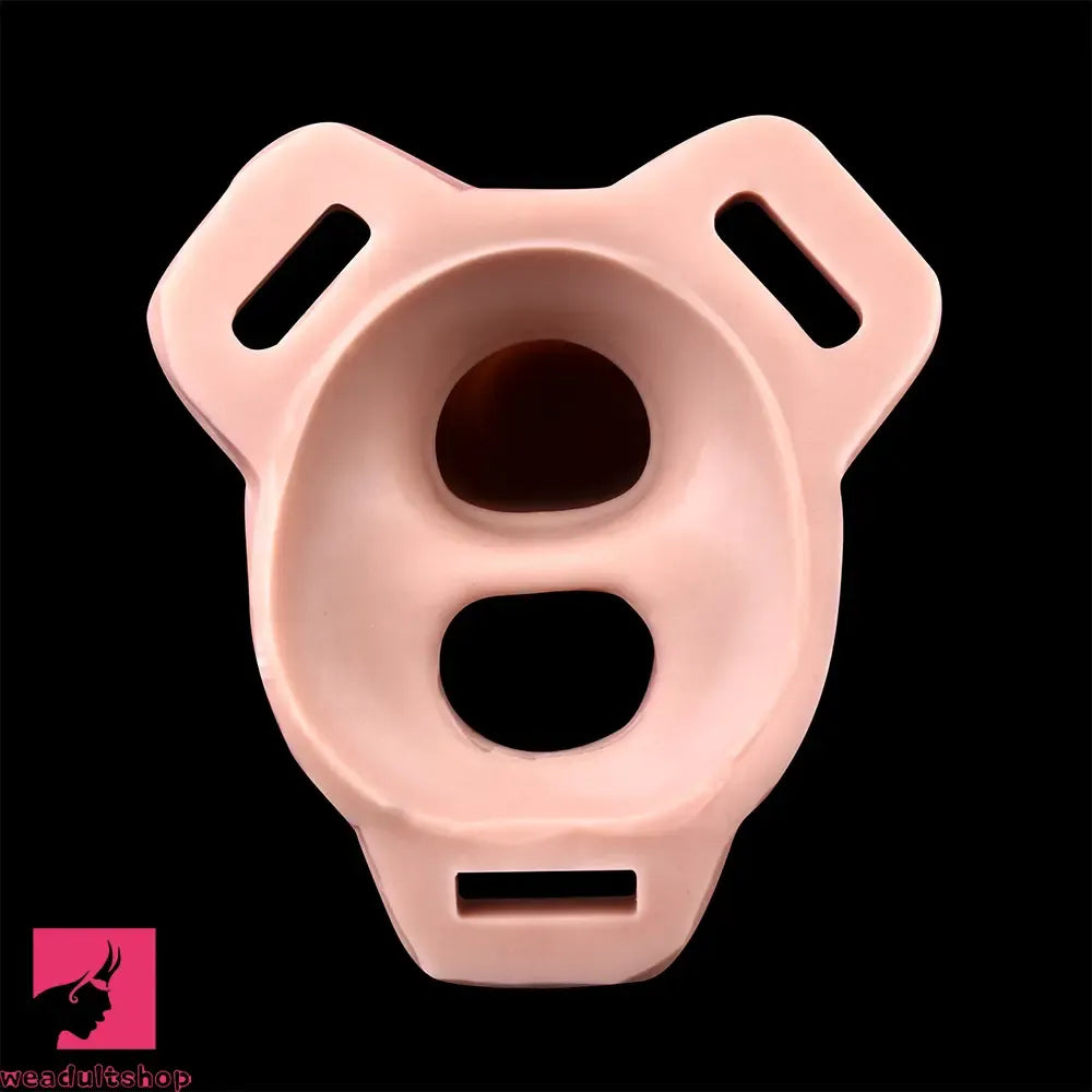 6.1in Lifelike Silicone Soft Strap on Penis Extender Cock Sleeve Dildo Cock