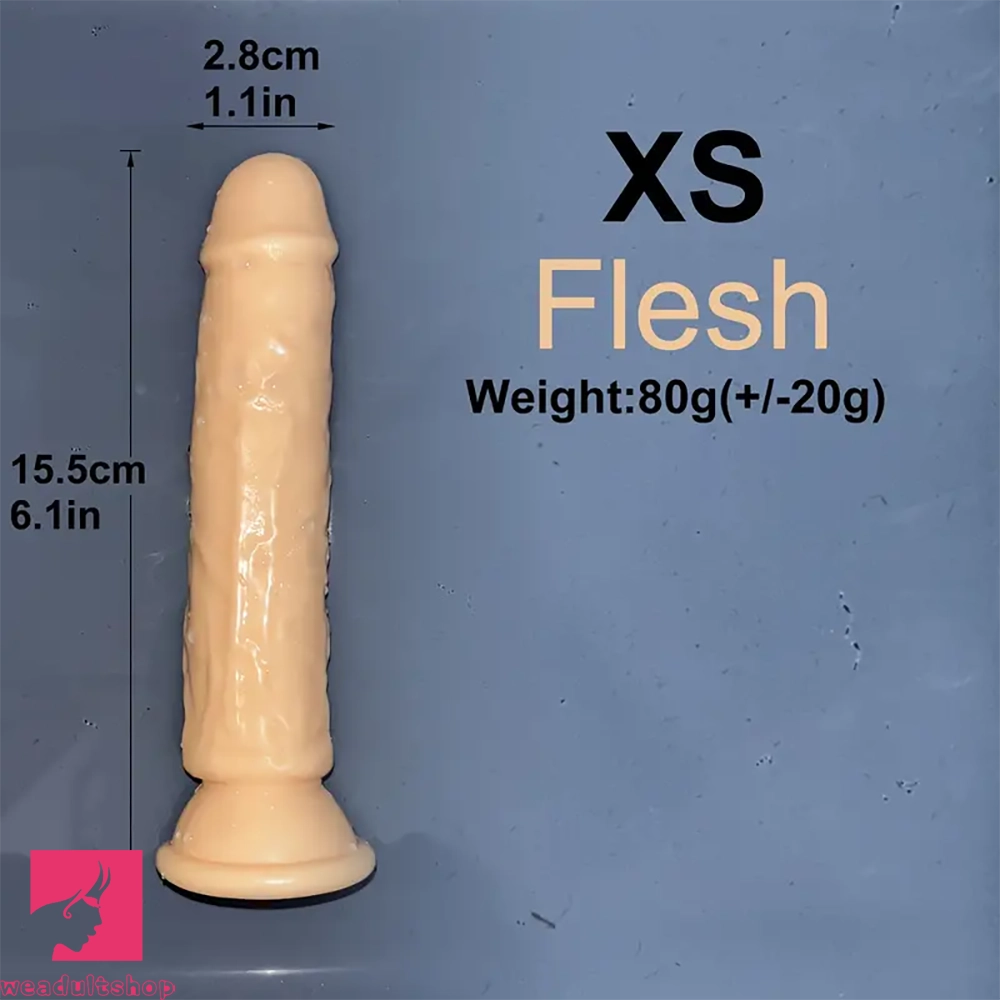 6.1in 6.7in 7.48in 8.26in 9.05in Soft Realistic Jelly Transparent Prostate Dildo