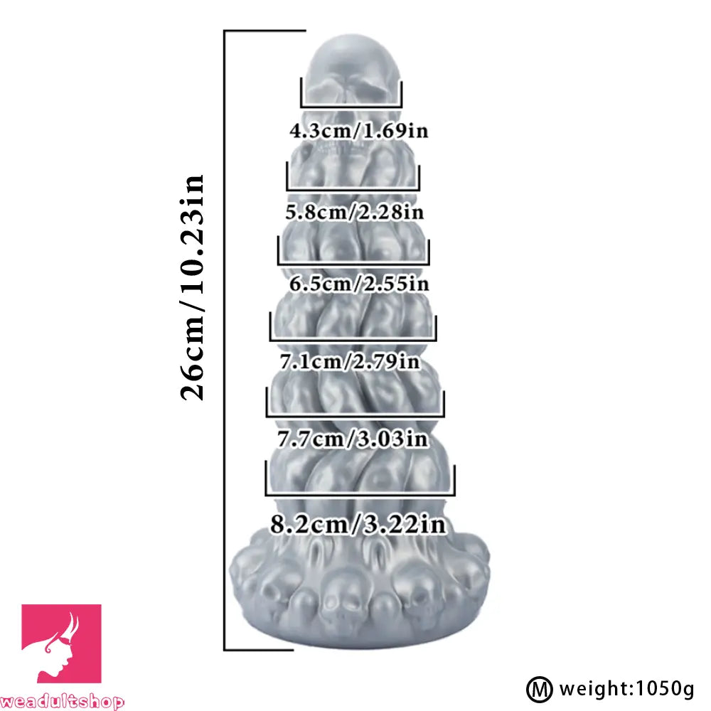 7.87in 10.23in 12.59in Scary Huge Fantasy Butt Plug Dildo Sex Toy Masturbator