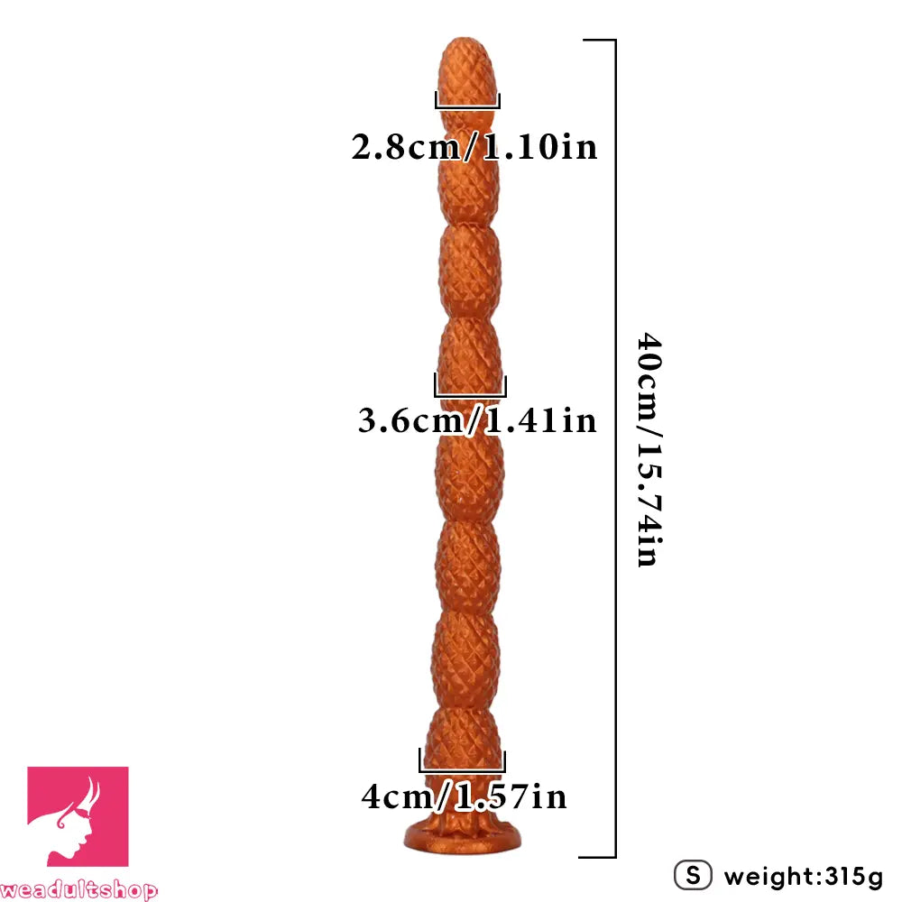 15.74in 23.62in Extra Long Whip Anal Plug Dildo Adult Male and Female Toy