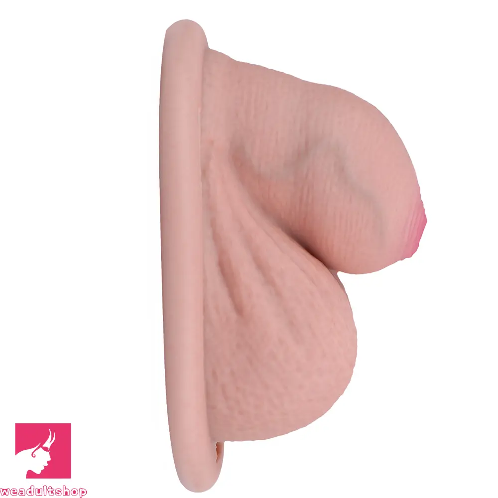 2.36in Silicone Soft Mini Cock Cage Strap on Chastity Dildo With Lock