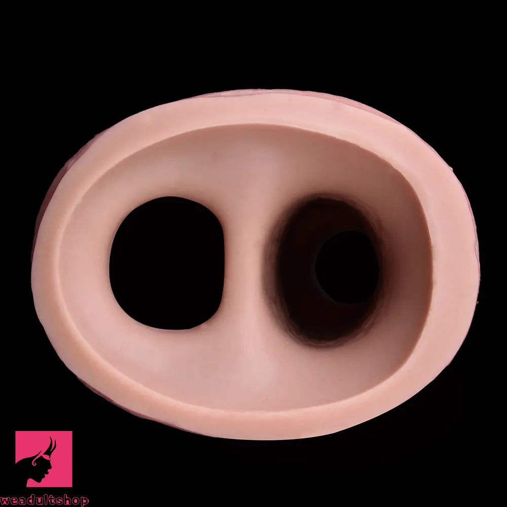 5.15in Liquid Silicone Strap on Penis Extender Cock Sleeve Dildo For Clit