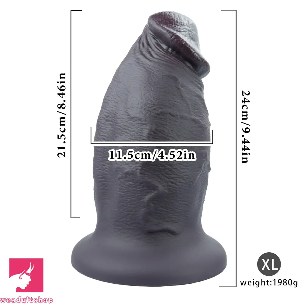 6.1in 7.48in 8.66in 9.44in Thick Real Penis Silicone Cock Toy For Novelty Love