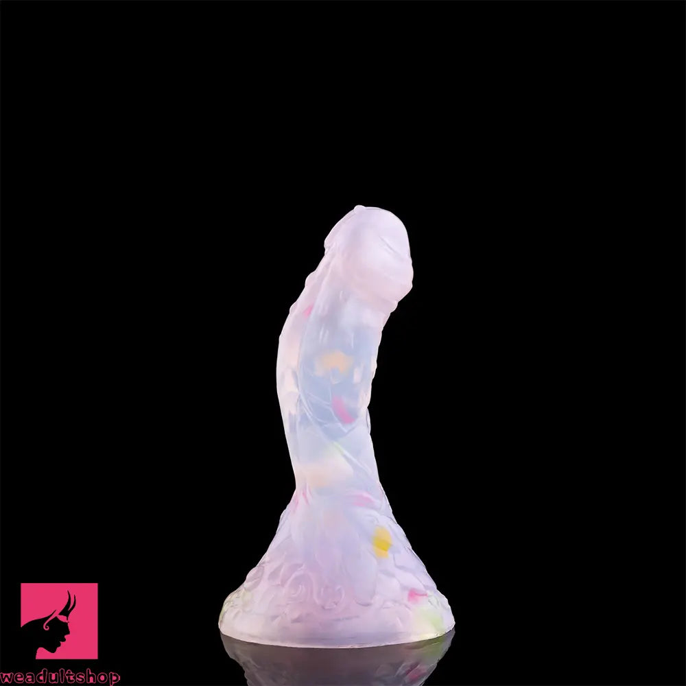 4.68in 5.9in 7.16in 8.26in Fantasy Spiked Silicone Soft Dildo With Key Chain