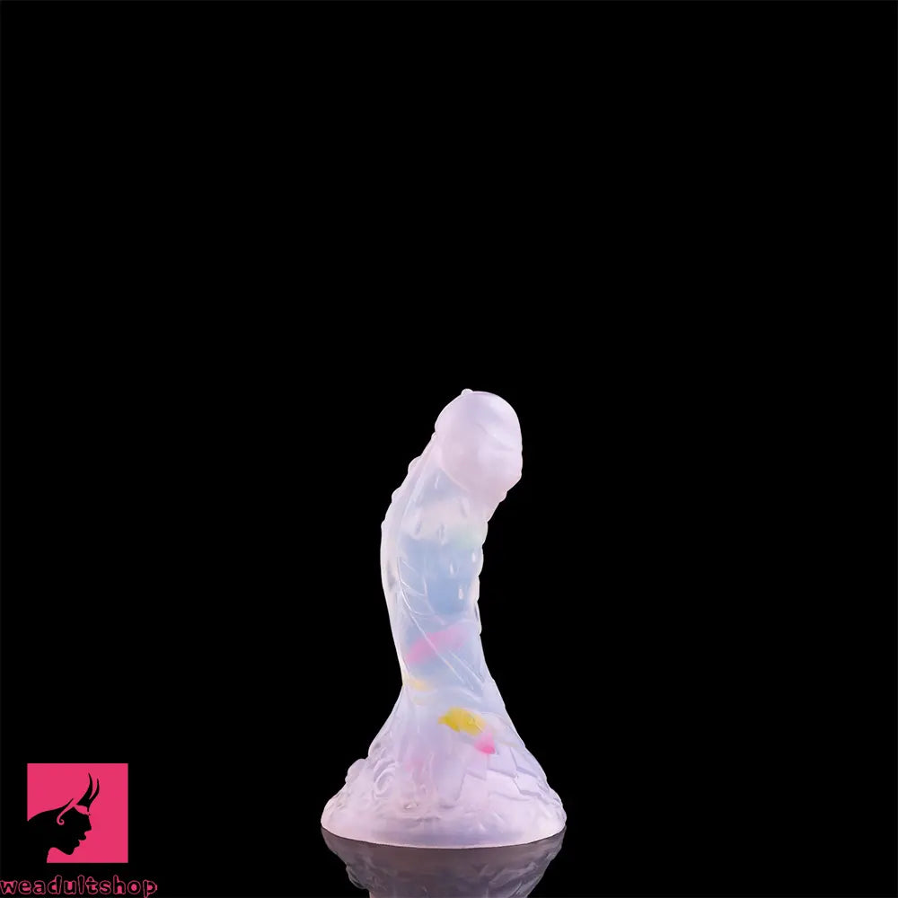 4.68in 5.9in 7.16in 8.26in Fantasy Spiked Silicone Soft Dildo With Key Chain