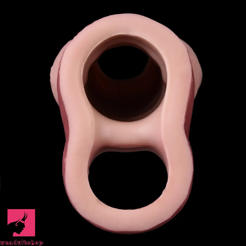 5.19in Strap on Penis Extender Cock Sleeve Dildo Realistic Simulation Cock