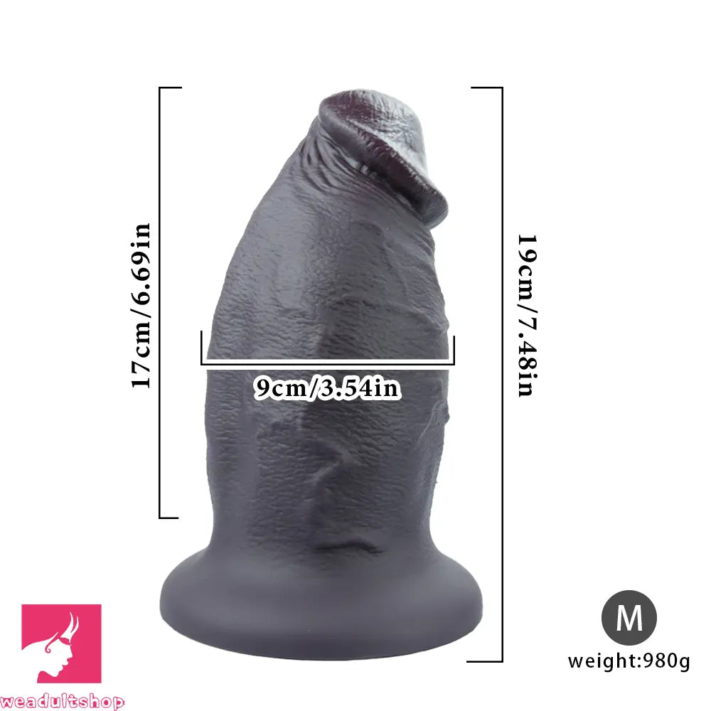 6.1in 7.48in 8.66in 9.44in Thick Real Penis Silicone Cock Toy For Novelty Love