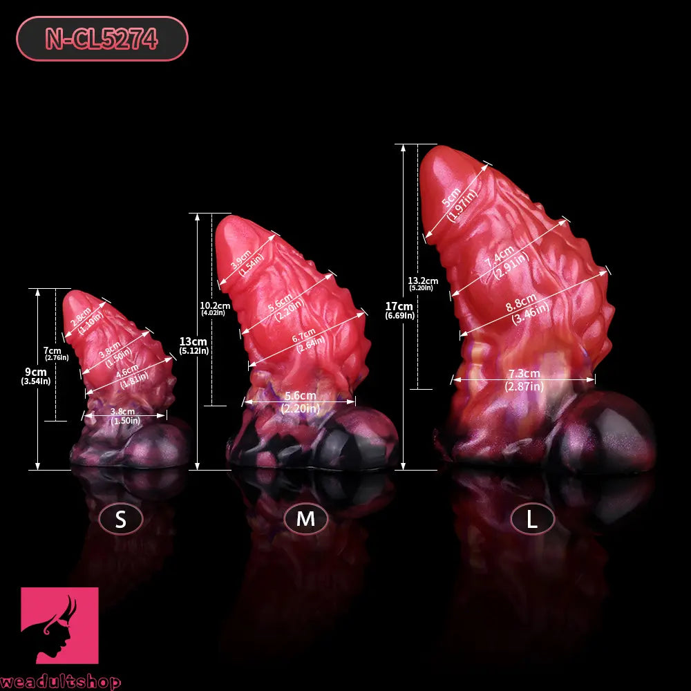 3.54in 5.12in 6.69in Fantasy Small Monster Odd Dildo For Couples Play Sex