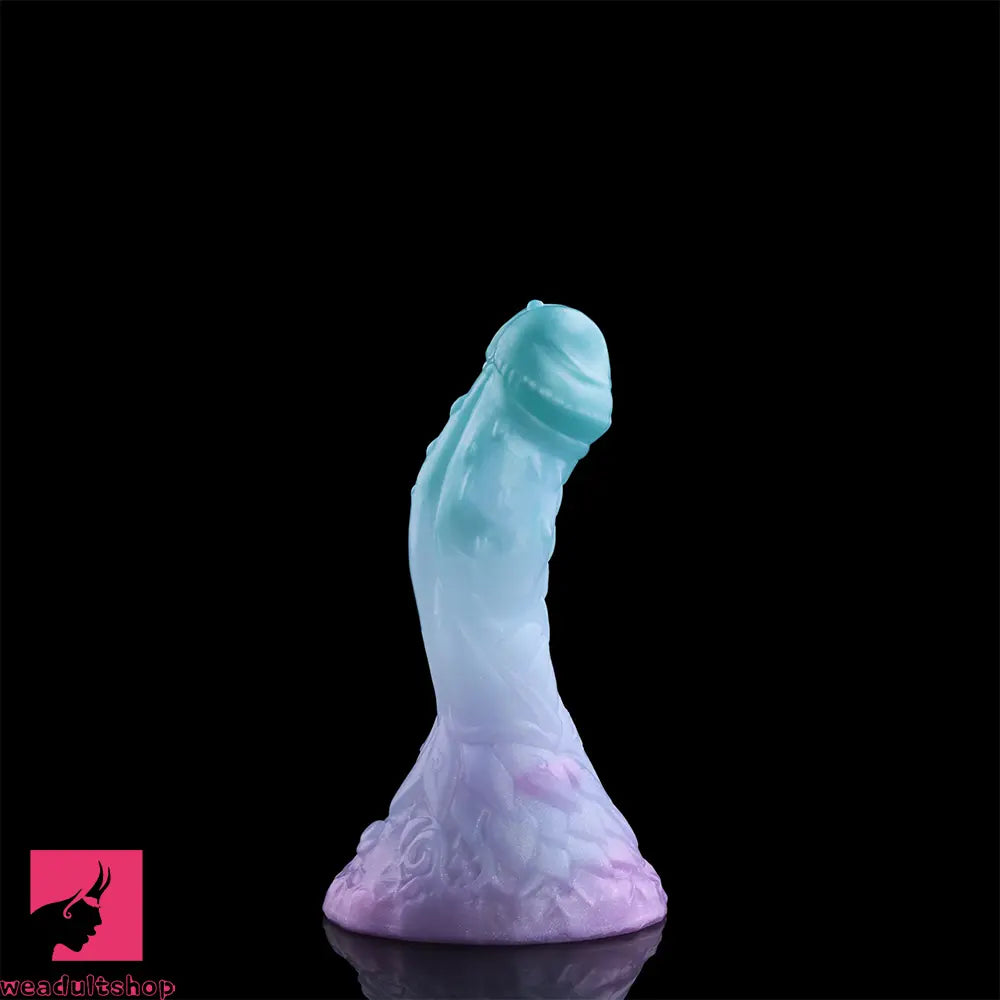 4.68in 5.9in 7.16in 8.26in Spiked Monster Silicone Odd Dildo With Key Chain