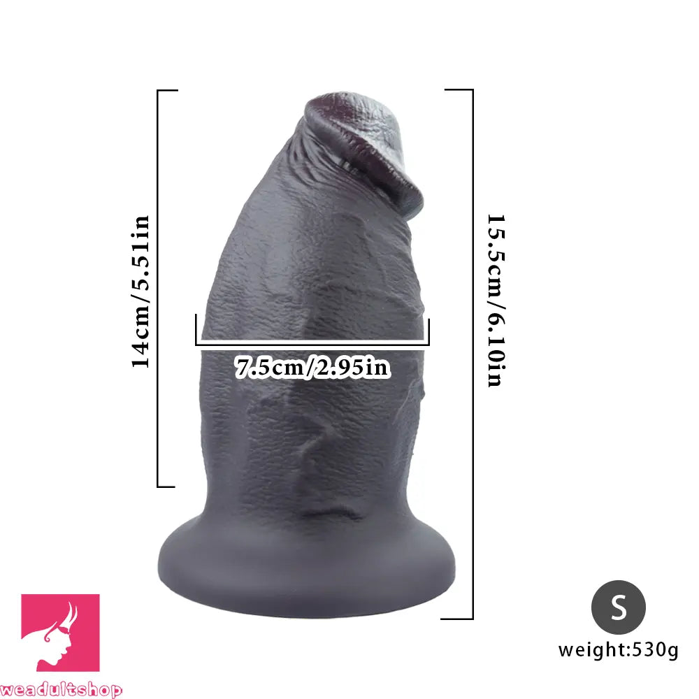 6.1in 7.48in 8.66in 9.44in Thick Real Penis Silicone Cock Toy For Novelty Love