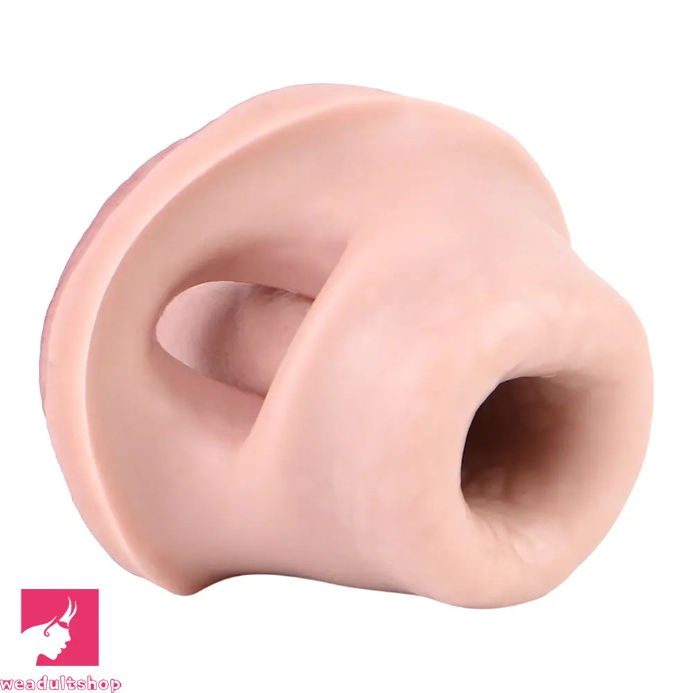 5.15in Liquid Silicone Strap on Penis Extender Cock Sleeve Dildo For Clit