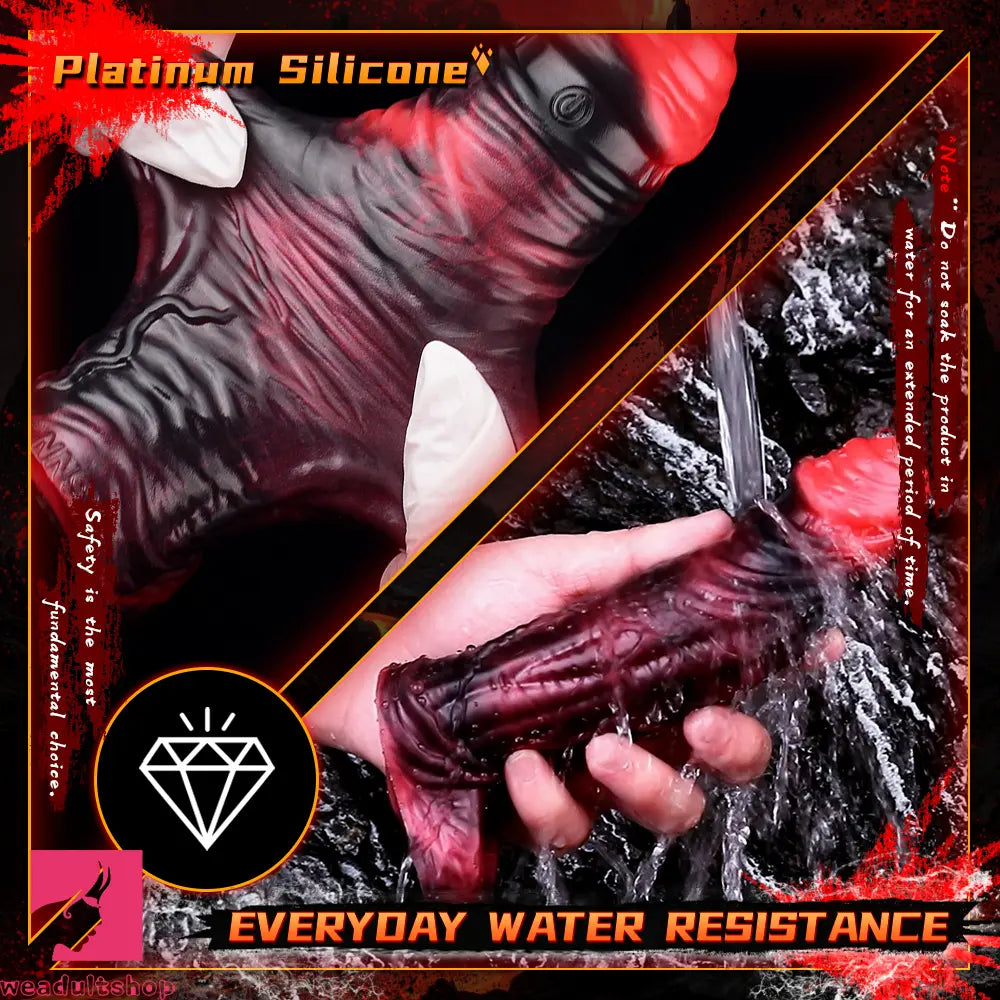 5.98in 7.09in Silicone Cock Sleeve Soft Vibrating Uncut Hollow Dildo For Clit