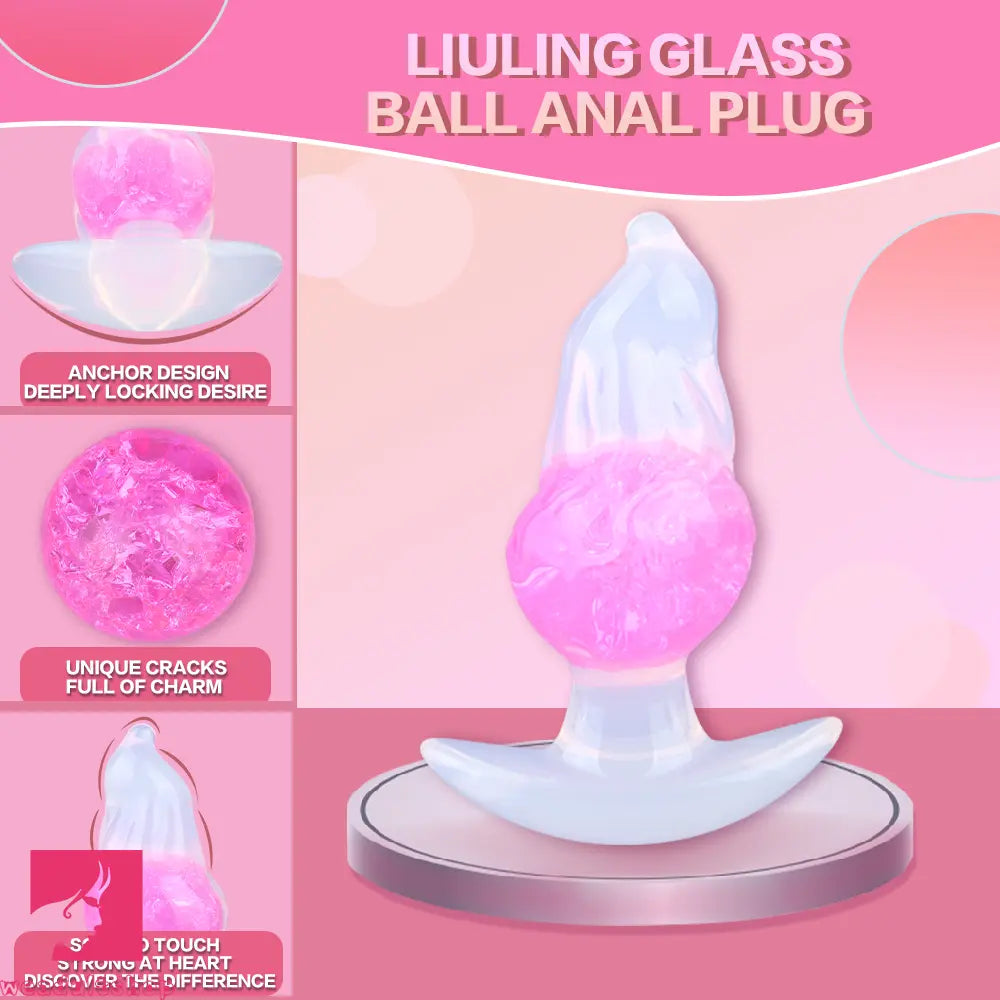 5.51in Luminous Silicone Anal Beads Dildo Anal Sex Toy For Women Sex