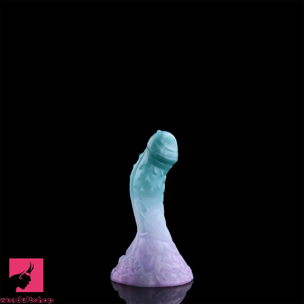 4.68in 5.9in 7.16in 8.26in Spiked Monster Silicone Odd Dildo With Key Chain