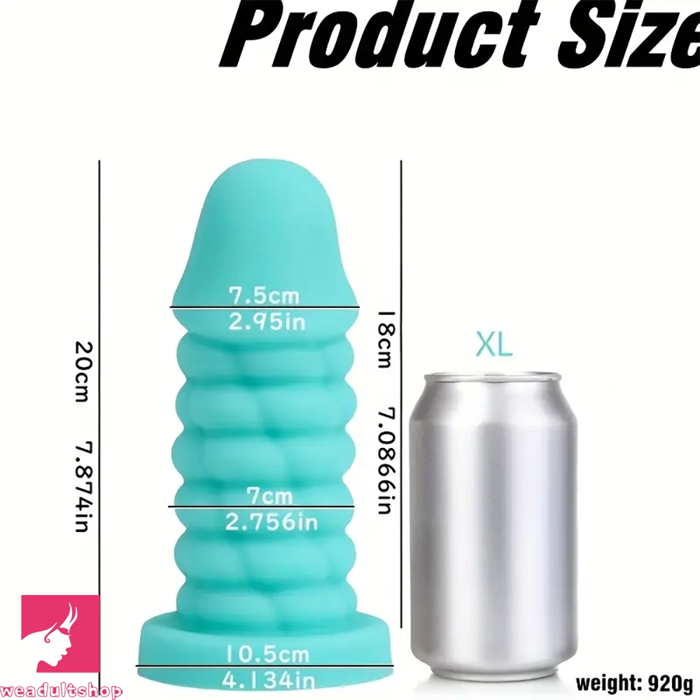 4.72in 5.9in 6.69in 7.87in 9.06in 10.24in Large Anal Plug Dildo Clit Toy