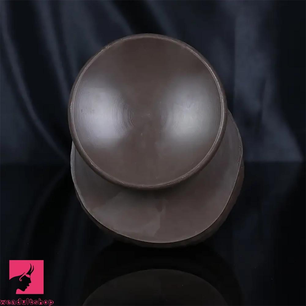 7.87in 11.22in Ebony Big Silicone Soft Dildo For Women Men Sex