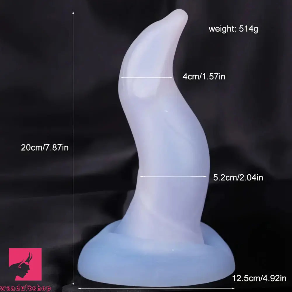 7.87in Bird Beak Fantasy Silicone Animal Dildo For G-spot Prostate Clitoris