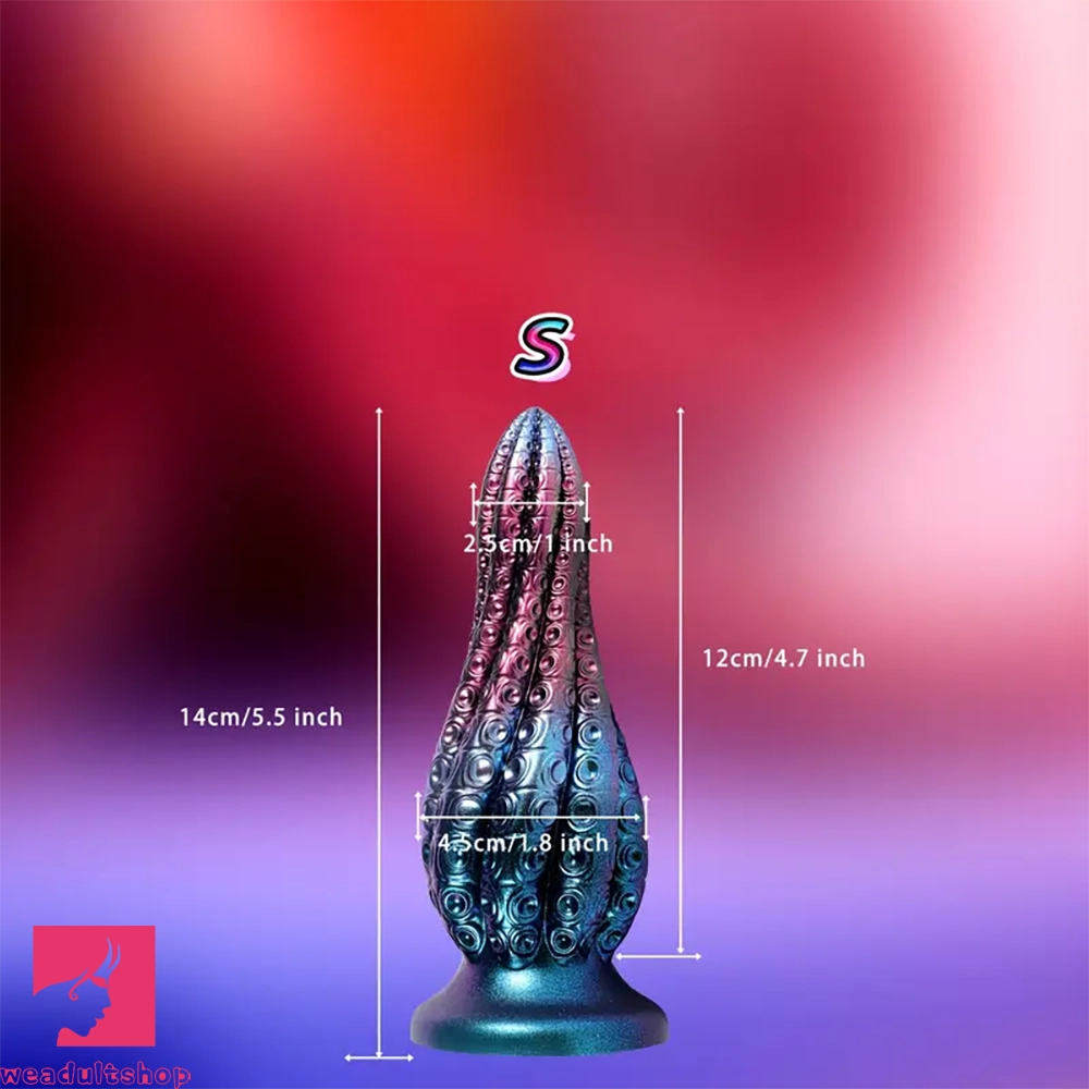 5.5in 7.3in Outstanding Silicone Soft Tentacle Anal Dildo Cock Butt Plug