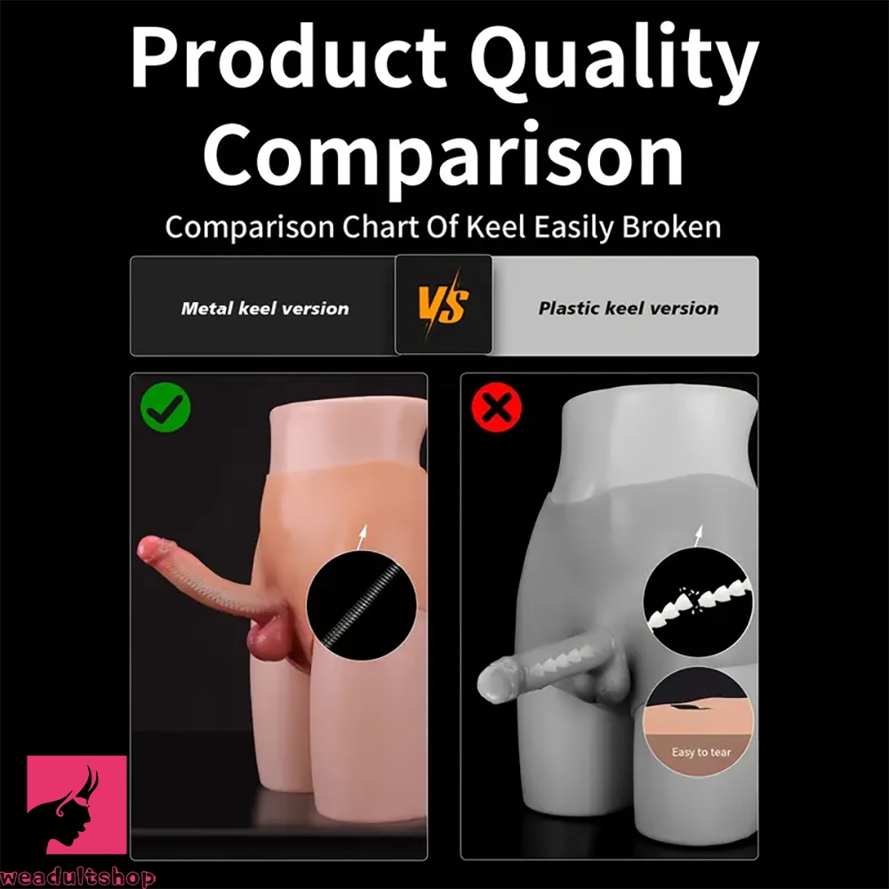 5.91in 6.69in Lesbian Strap On Dildo Soft Hollow Clit Dildo Wearable Panty