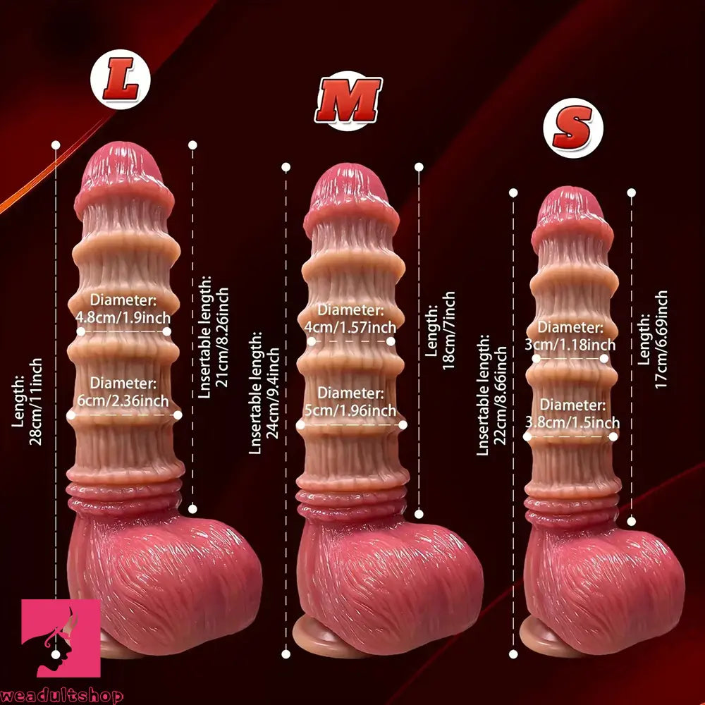 8.66in 9.4in 11in Liquid Silicone Soft Big Dildo Fantasy Odd Cock Sex Toy