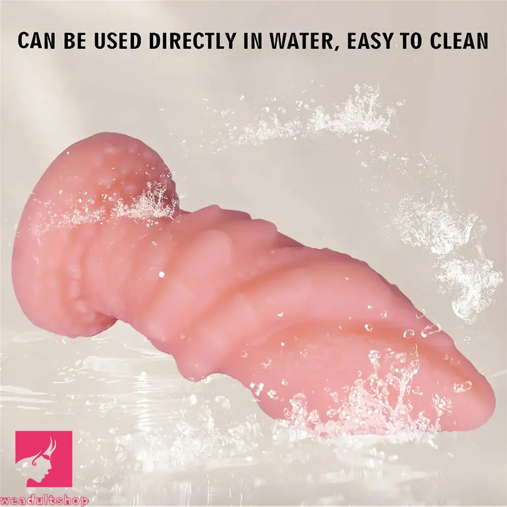 4.4in 5.51in 6.49in 7.67in PVC Anal Plug Odd Spiral Dildo With Suction Cup