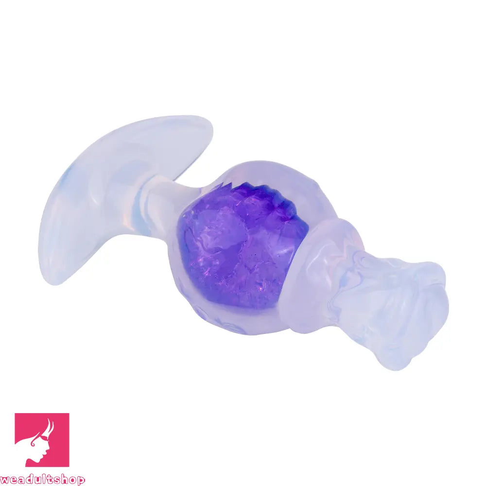 5.04in Silicone Anal Plug Vaginal Massager & Anus Stimulator Cock Toy