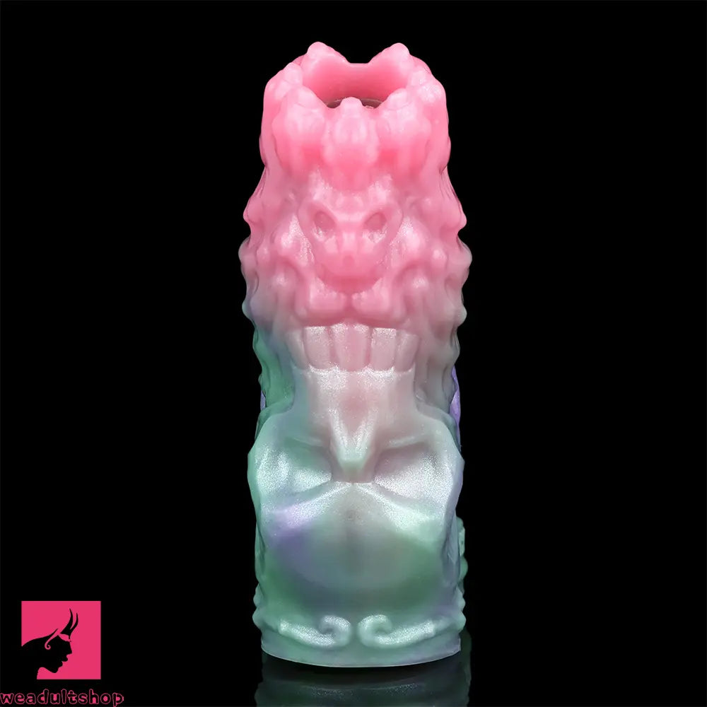 4.68in Crimson Sprout SHAZ-3015 Fantasy Hollow Dildo Sleeve Extension