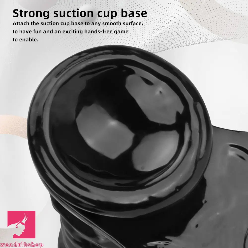 6.3in Black Sex Simulation PVC Penis Small Horse Dildo Female Masturbator