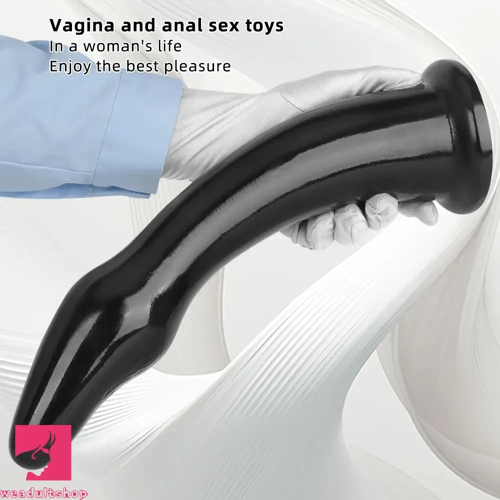 14.56in Big Long PVC Dildo Anal Plug Suction Cup For Hands-Free Sex