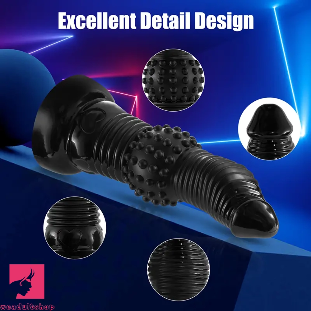 11.41in Textured Dildo With Ridges For Stimulation Bumpy Dilation Dildo