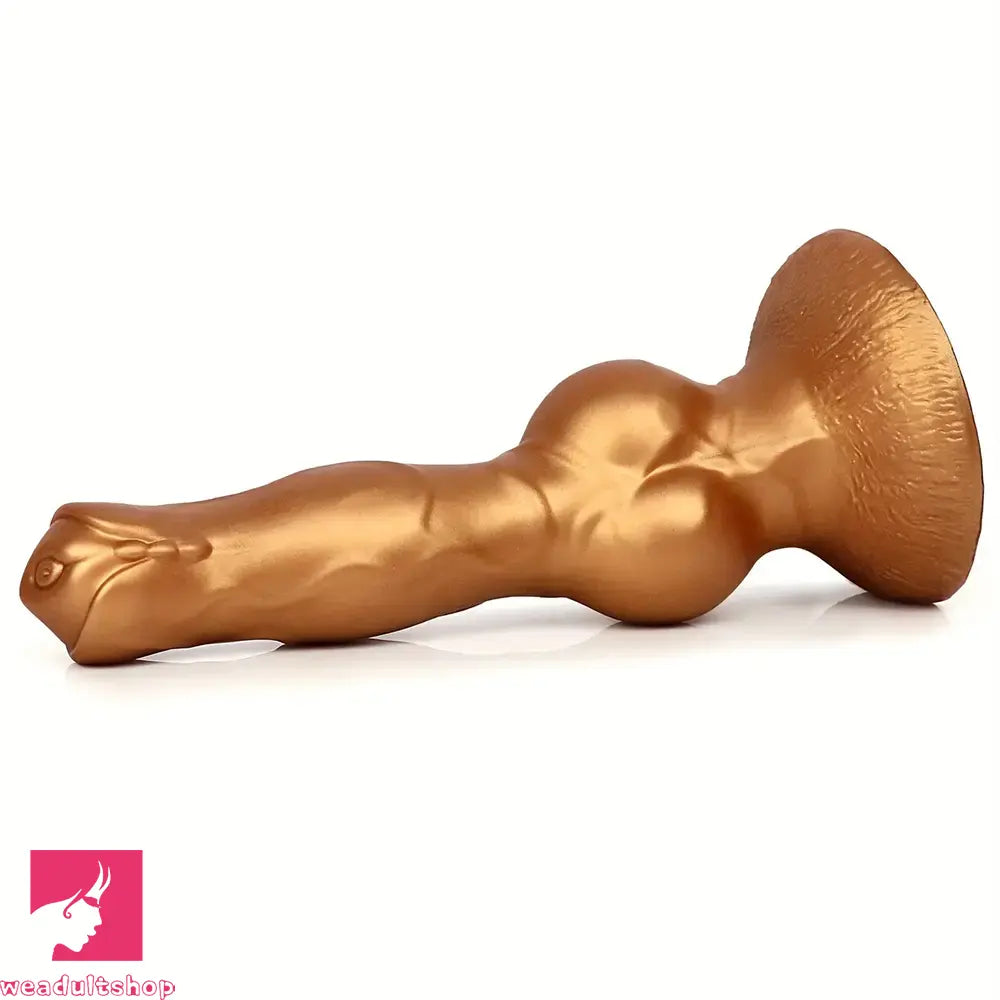 8.36in Silicone Large Thick Knotty Dog Soft Dildo For Sensual Pleasure Cock