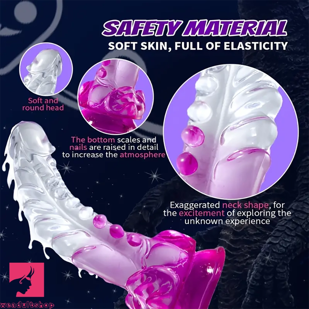 8.85in Realistic Dragon Weird Monster Dildo Suction Cup Adult Toy